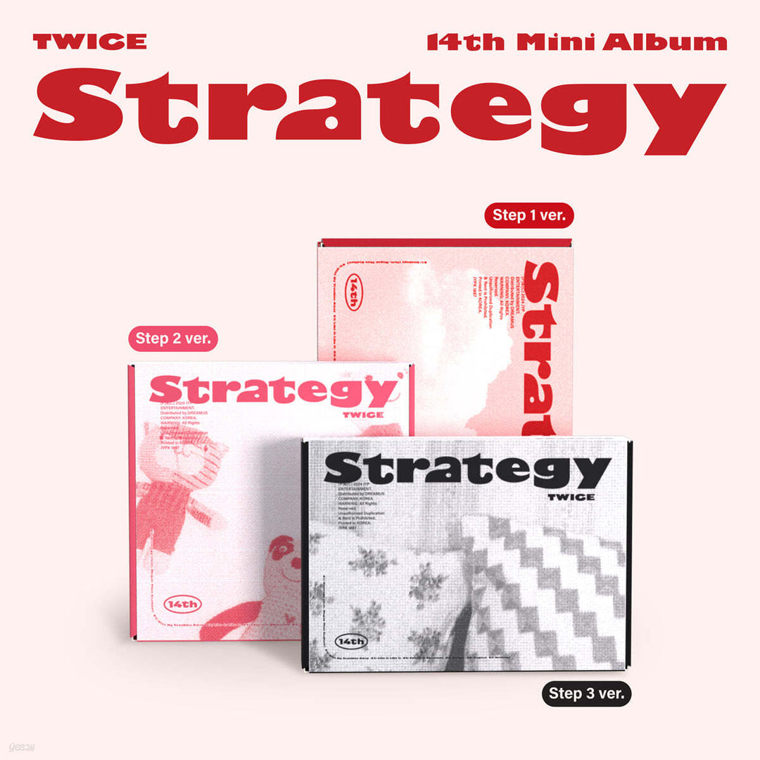 ** TWICE "STRATEGY" - 14th mini Album (Random / Set)