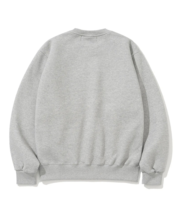 **QWER -Siyeon Pigment Let's Love sweatshirts MELANGE GREY