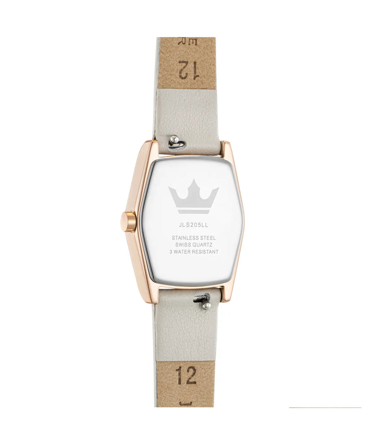 ** IU PICK - jestina NUOVO TEMPO leather watch  Black & White (custom-made)