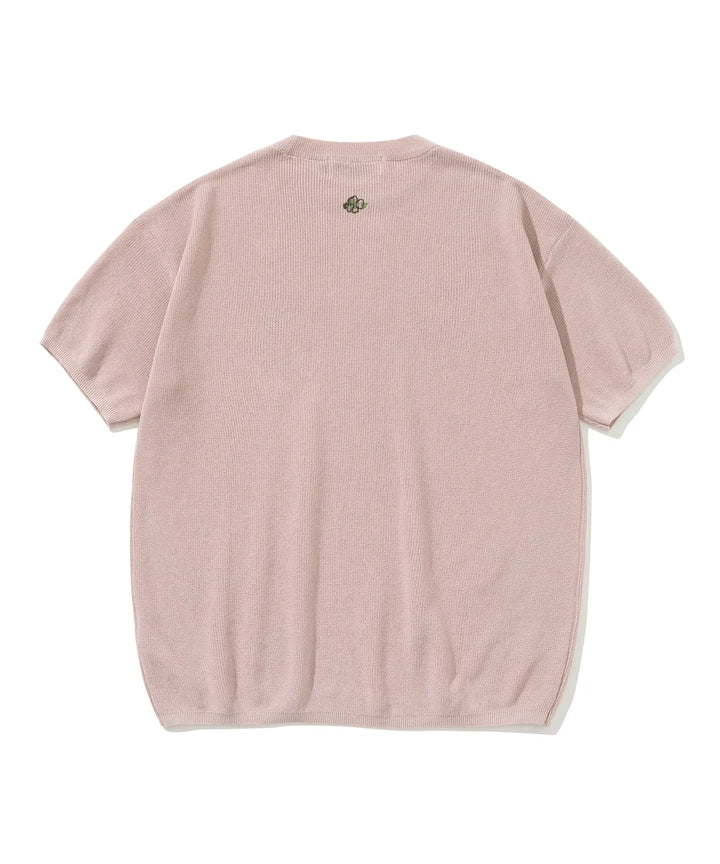 **QWER -Siyeon Cool Ever Clover Round Knitwear PINK