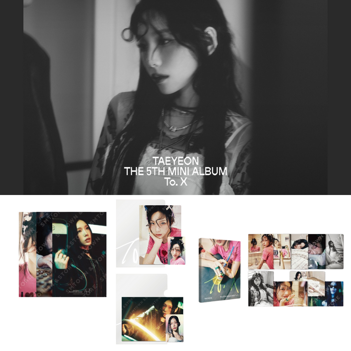 TaeYeon - To. X Official MD (4x6 Photo Set, Postcard Set, Postcard + Hologram Photocard Set) - HALLYUSUPERSTORE