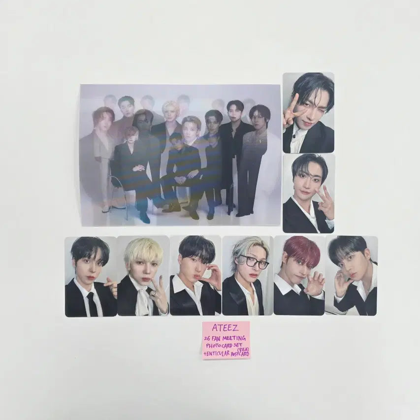 ATEEZ - FanMeeting Photocard + Lenticular Postcard [26.04.23 ATEEZ - FanMeeting Photocard + Lenticular Postcard [26.04.23