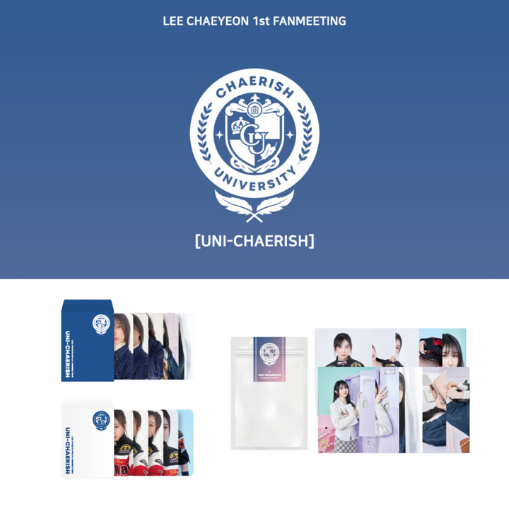 Lee ChaeYeon - "UNI-CHAERISH" Official MD (Lucky Photocard Set, Photo Set) - HALLYUSUPERSTORE