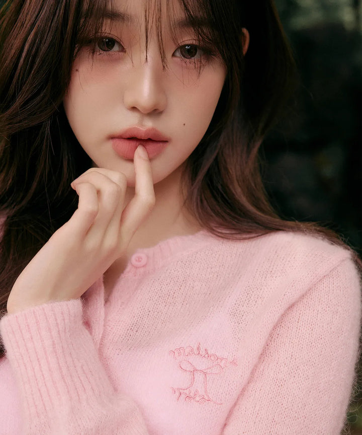 ** JANG WONYOUNG Pick (of IVE) - MOHAIR WOOL BLENDED CARDIGA