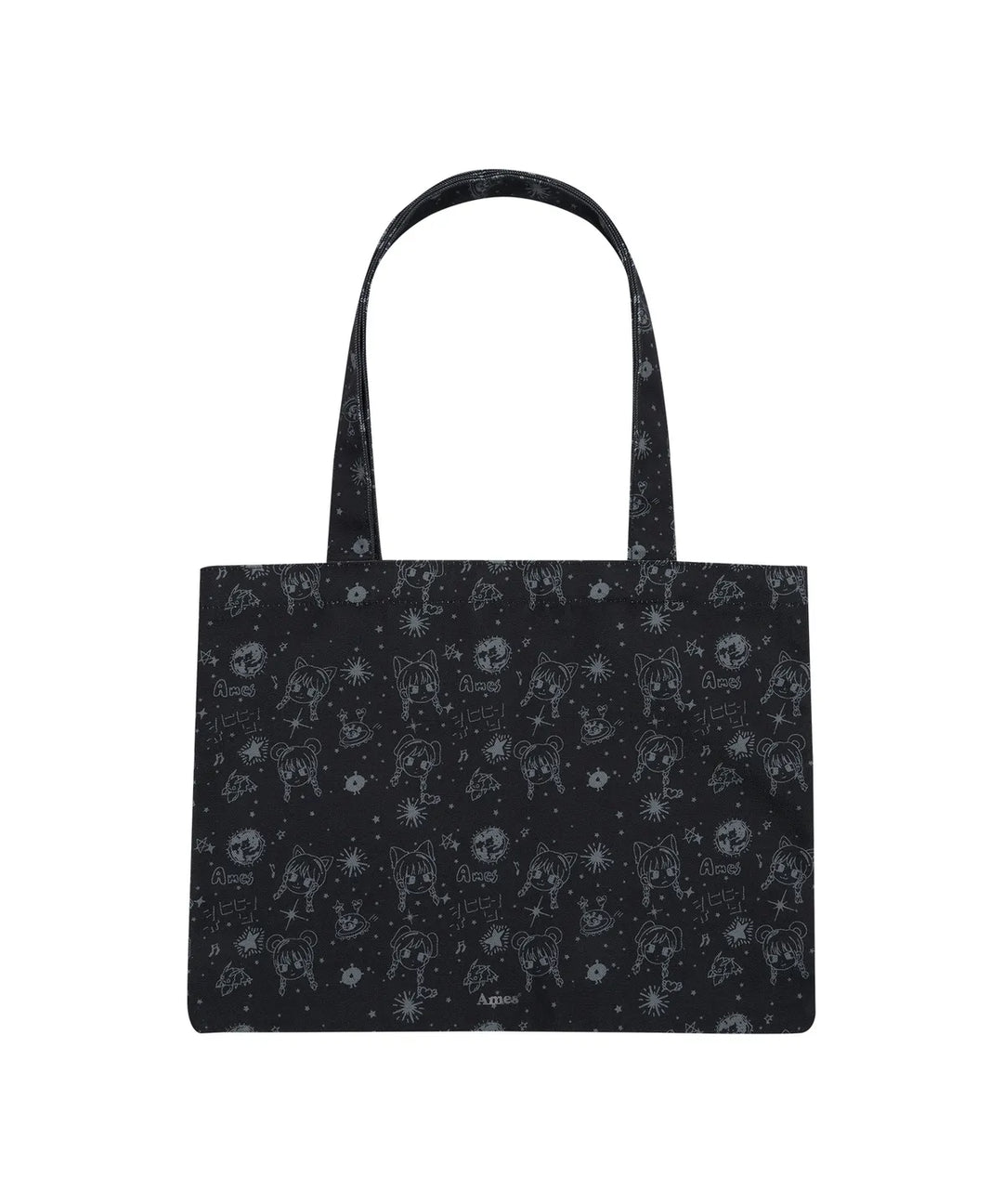 **QWER -Ames-Worldwide QWER CHARACTER SHOULDER BAG BLACK
