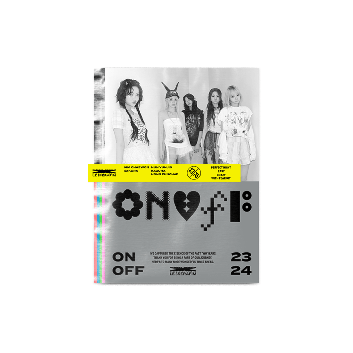 ** LE SSERAFIM- LE SSERAFIM 'ON-OFF 23-24' + WeVerse Pre-Order Bdndfit (5ea 1SET)