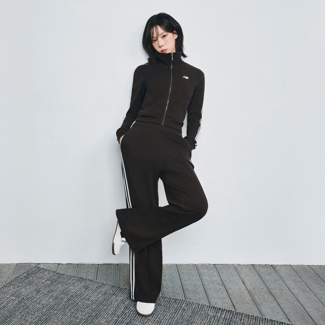 ** New Balance Korea - WOMEN Track Ribbed Wide Pants