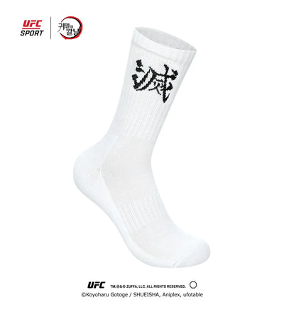 Demon Slayer: Kimetsu no Yaiba -Crew Socks (2PACK) White