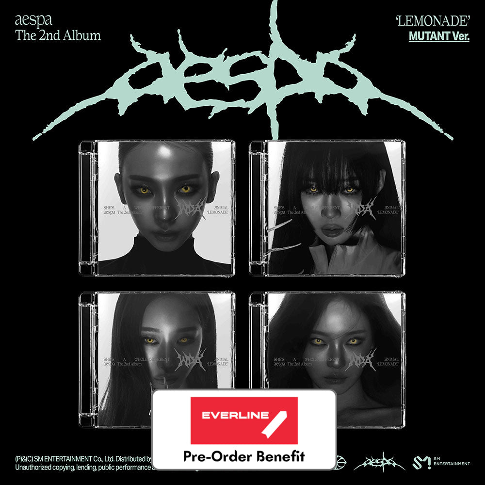 Pre-Order] AESPA - THE 2nd Album [LEMONADE] (MUTANT Ver.) +