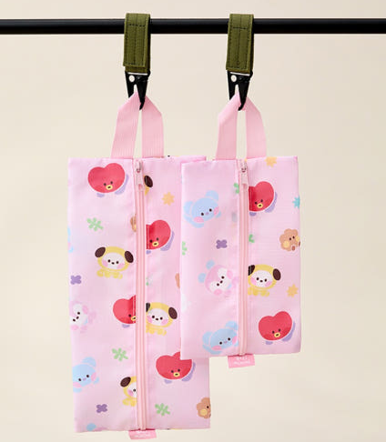 ** BT21 - Mini Scout Multi Pouch Set (Pink)