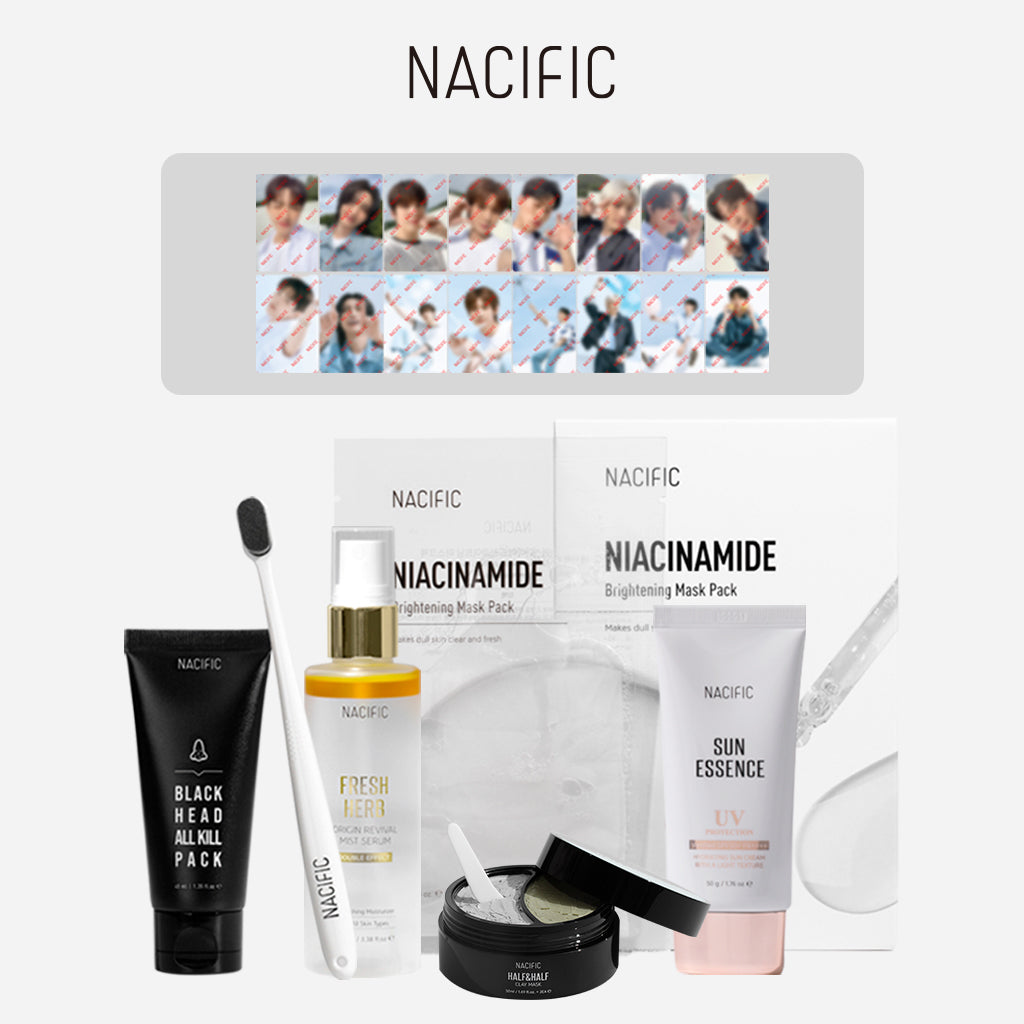 Ateez X Nacific - Summer Vibe (Premium Set, Skin Care Set) - HALLYUSUPERSTORE