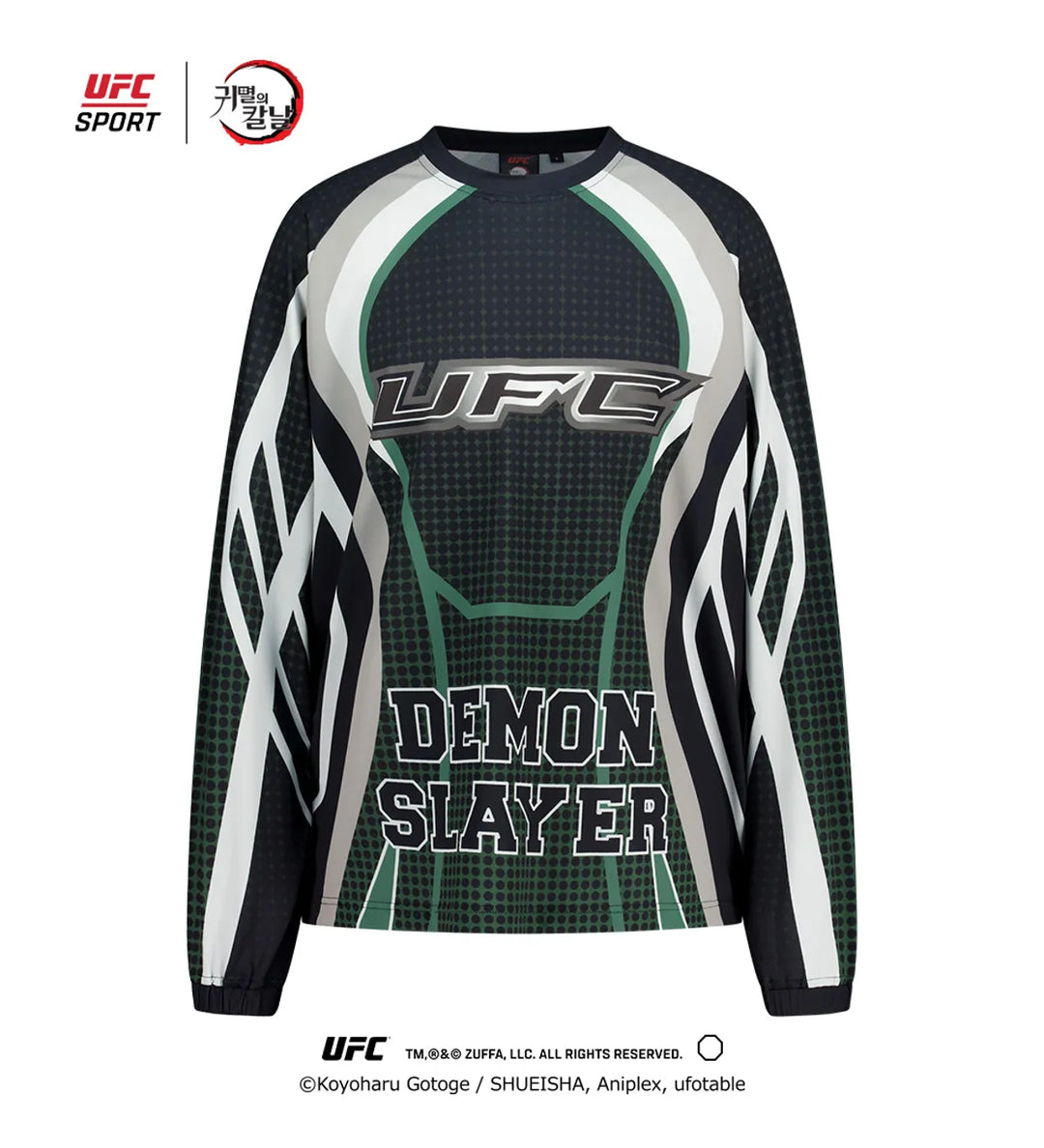 Demon Slayer: Kimetsu no Yaiba - Mega Fit Long Sleeve T-Shirt Green