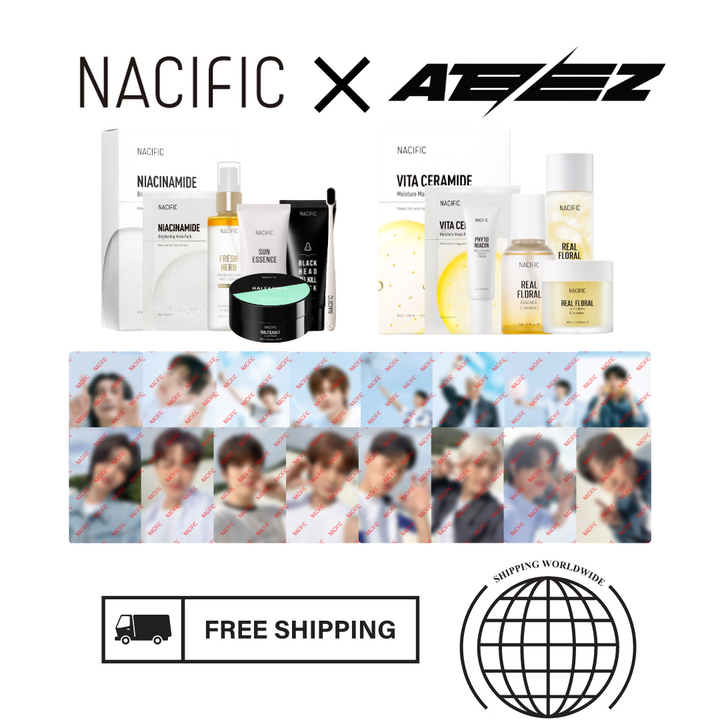 Ateez X Nacific - Summer Vibe (Premium Set, Skin Care Set) - HALLYUSUPERSTORE