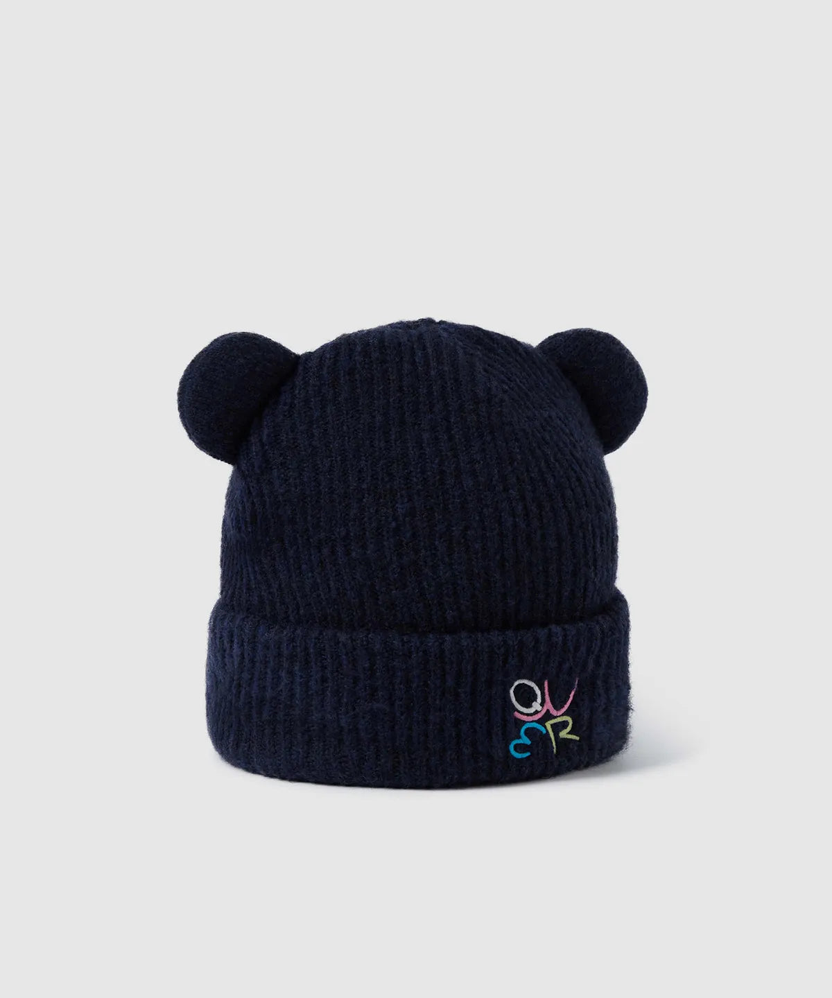QWER -[QWER X WAU] Embroidery Beanie (Black) – HALLYUSUPERSTORE