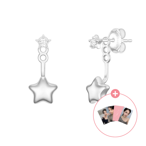** IU PICK - LALA J star ear jacket earrings