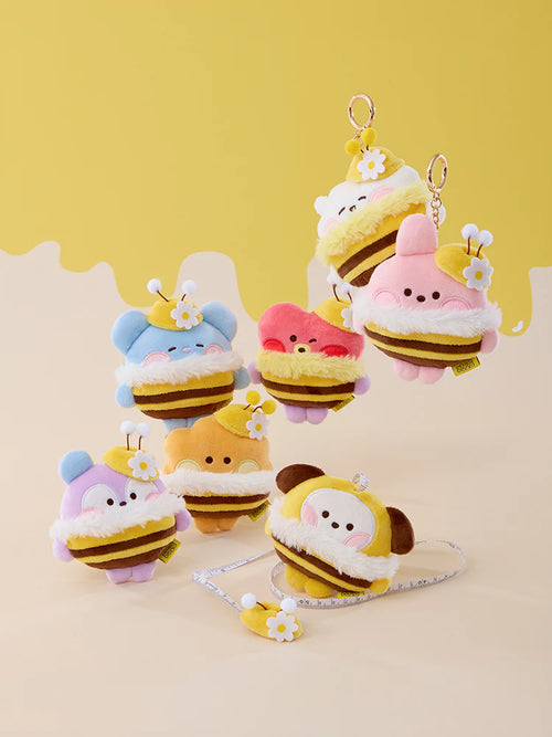 BT21 - BT21 HONEY BEE (MEASURING TAPE PLUSH KEYRING)