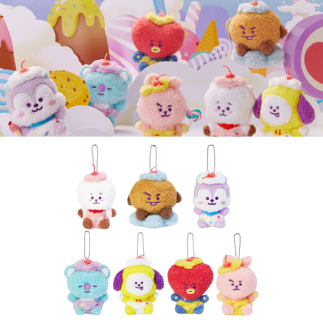 BT21 - On the Cloud Doll Keyring (Choose Member) – HALLYUSUPERSTORE