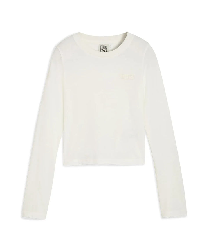 ** ROSE X PUMA - Puma x Rose Slim Long Sleeve T-Shirt - Warm White / 633805-77
