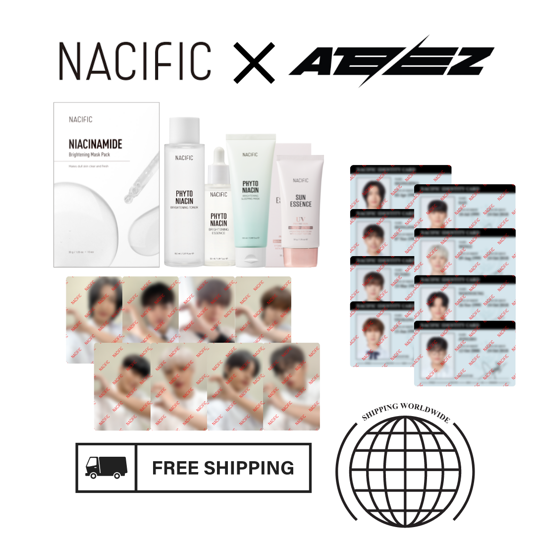 ateez nacific ナシフィック コンプリート Ateez X Nacific - Dear Youth (Phyto Niacin Brightening