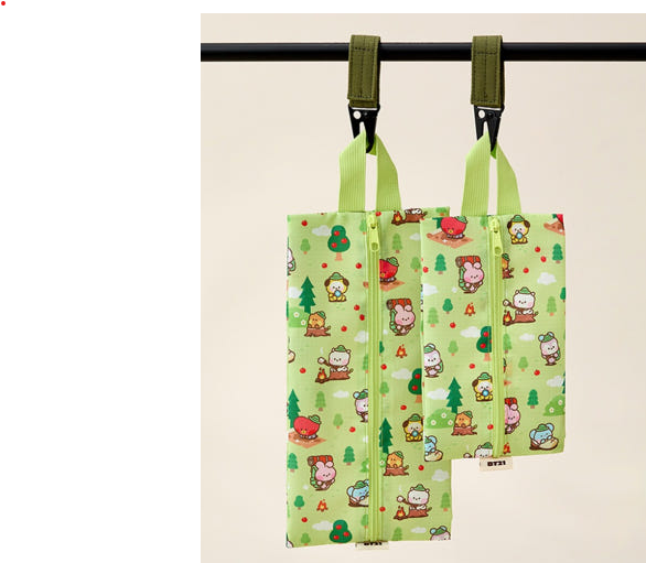 ** BT21 - Mini Scout Multi Pouch Set (GREEN)