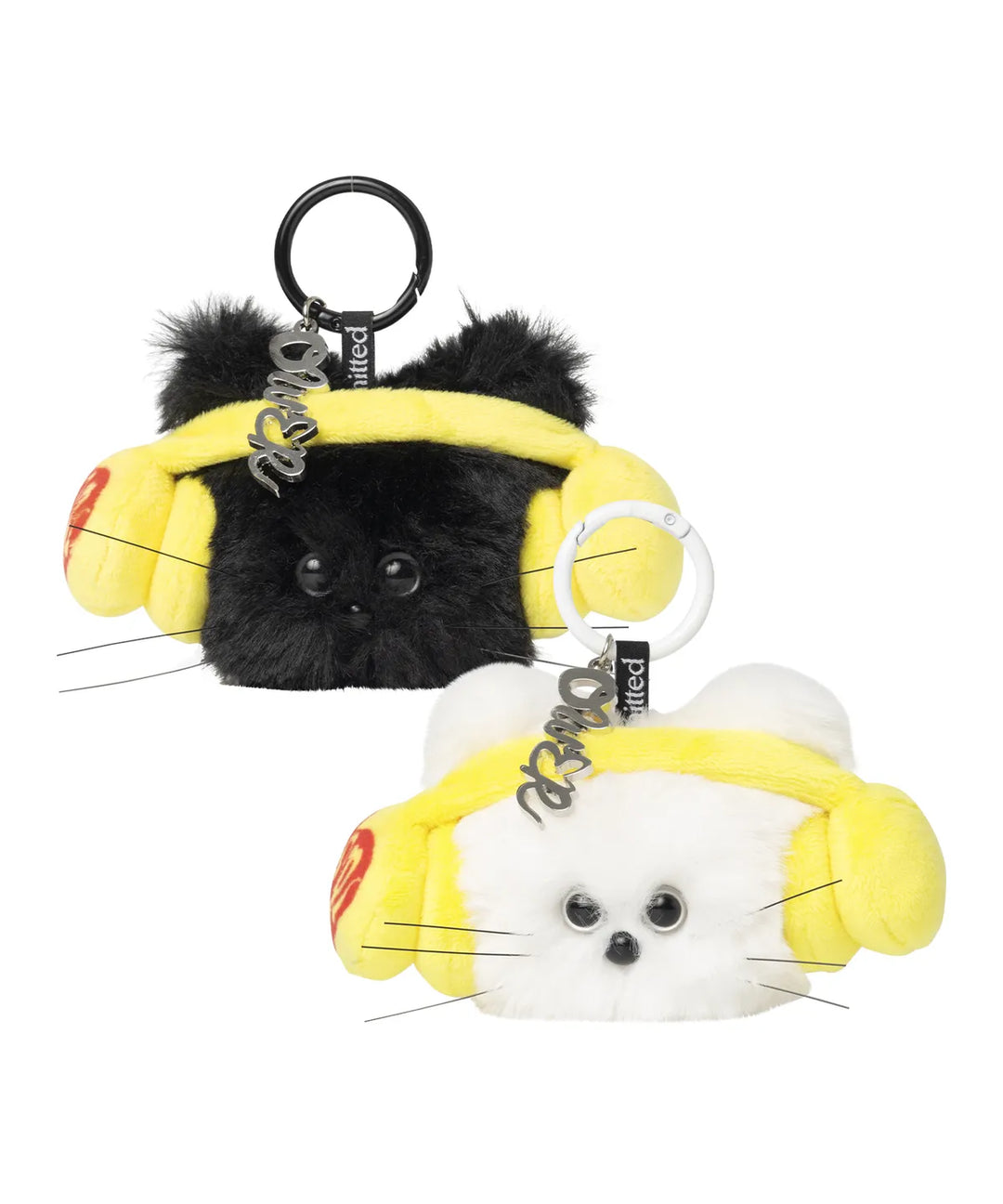 **QWER -Siyeon Cats Back Cham Keyring (2 colors)