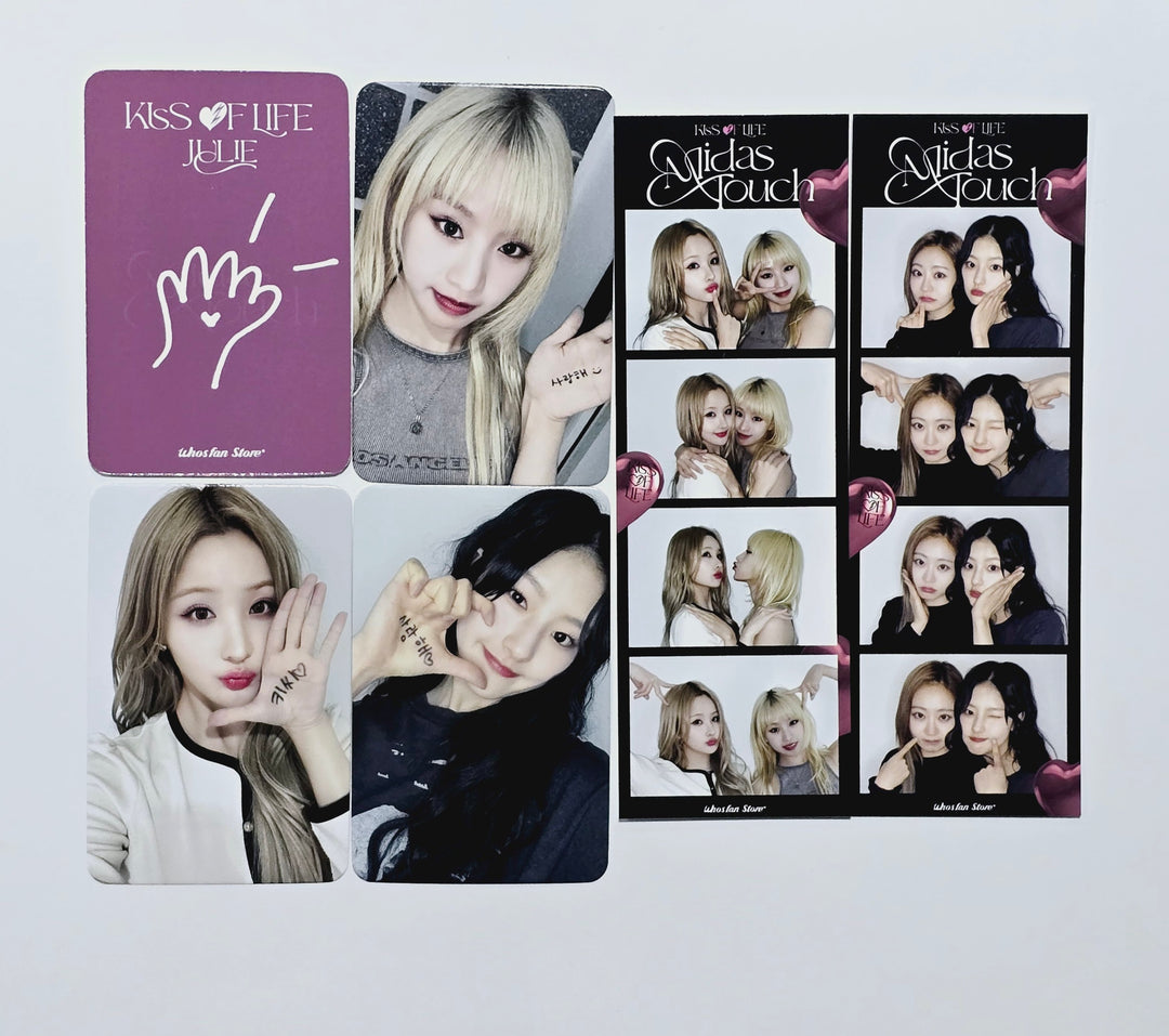 KISS OF LIFE "Midas Touch" - Who's Fan Pre-Order Benefit Photocard, 4 Cut Photo Set (2EA) [24.4.24]