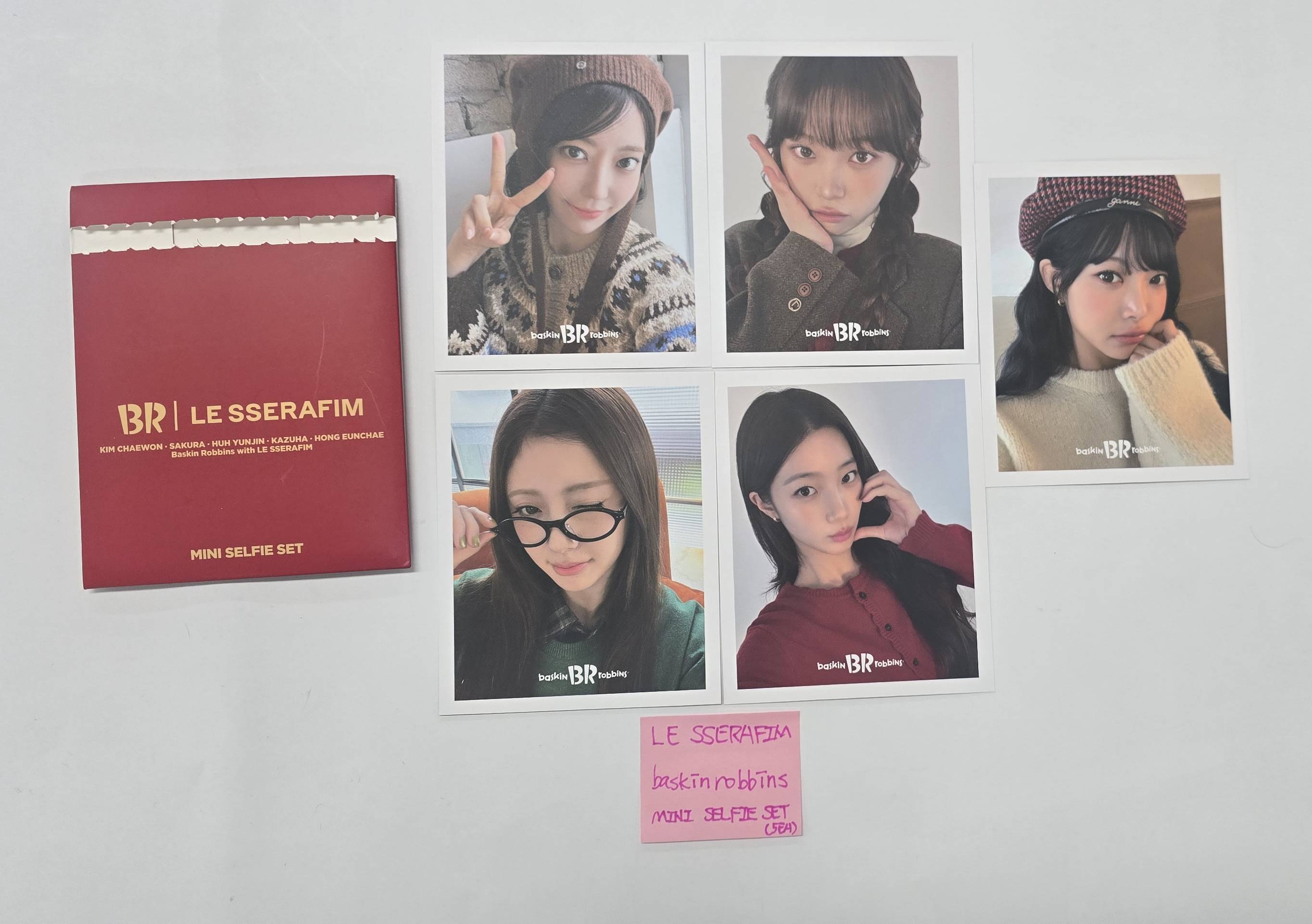 Le Sserafim - Baskin Robbins Mini Photocard Set (5EA) [26.1.28