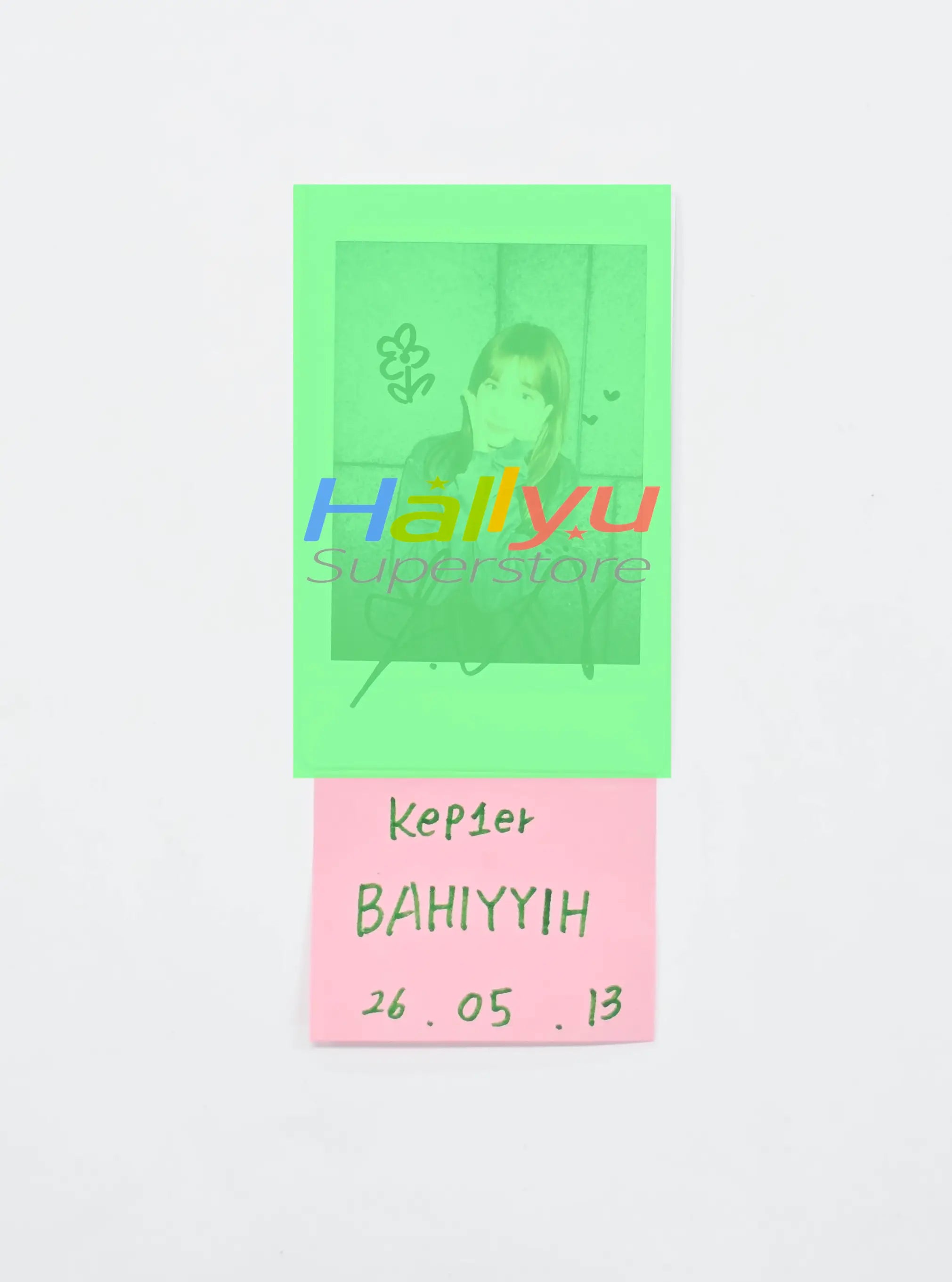 BAHIYYIH (of Kep1er) - Hand Autographed(Signed) Polaroid [26.05.13