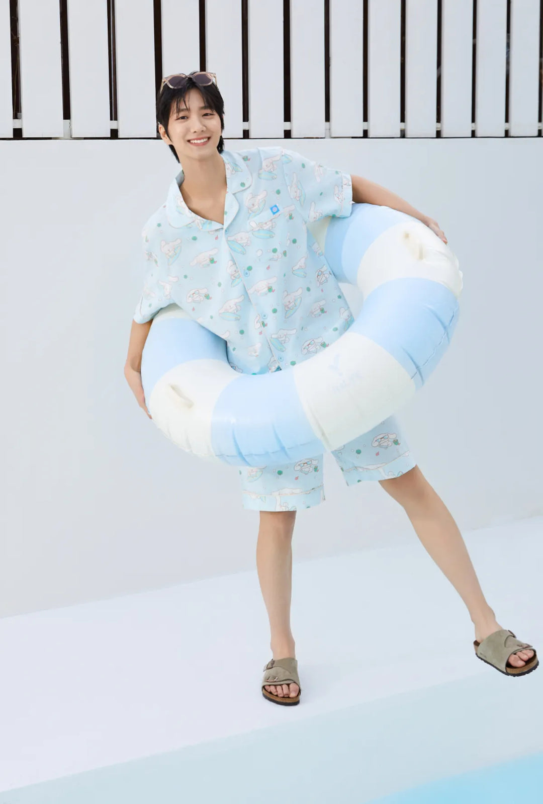 ** Sanrio - nogon nogon L/S Pajamas light blue