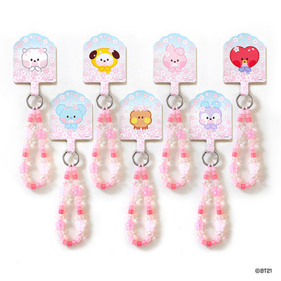 ** BT21 - Phone Tag Holder(Cherry Blossom)