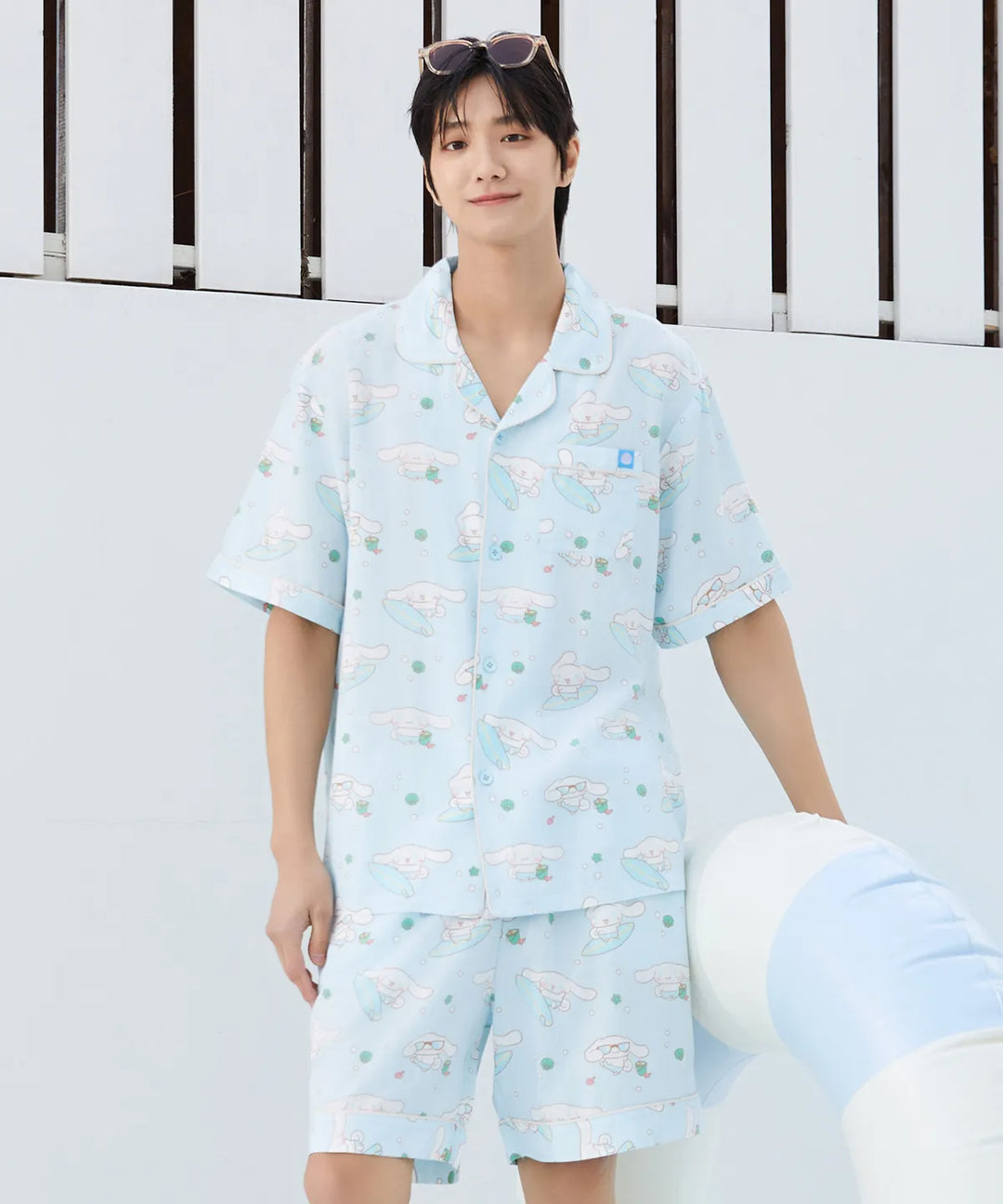 ** Sanrio - nogon nogon L/S Pajamas light blue