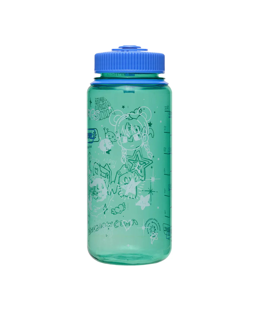 **QWER -Ames-Worldwide QWER HAND DRAWING COLOR BOTTLE GREEN