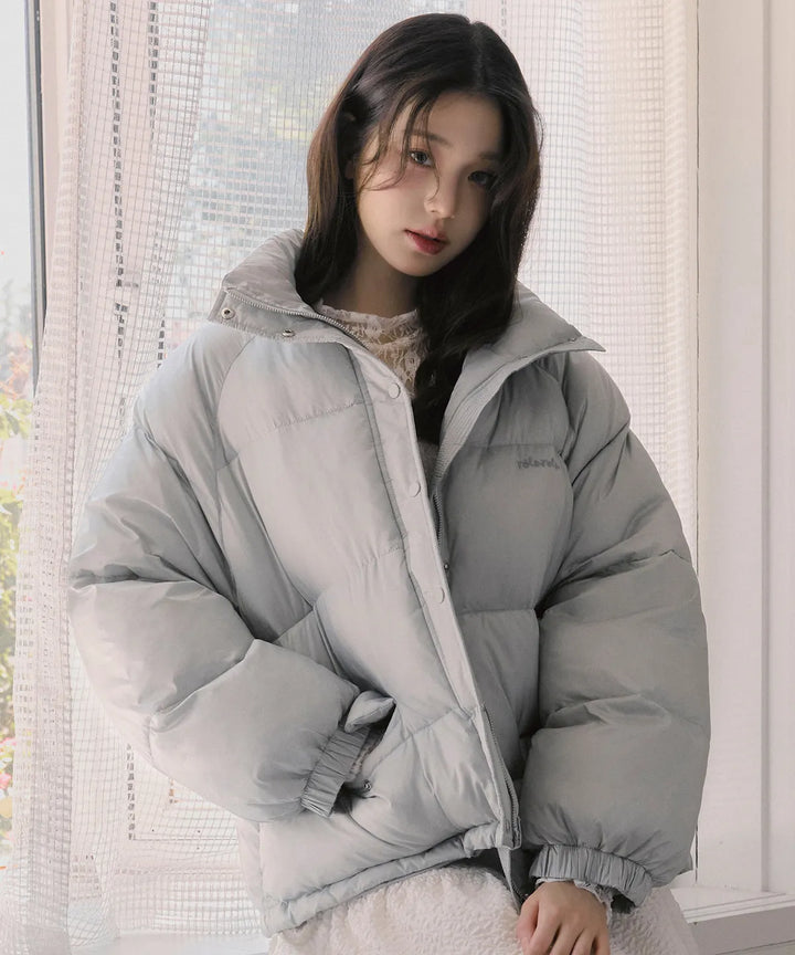 ** JANG WONYOUNG Pick (of IVE) - RAGLAN WELLON PADDING GRAY