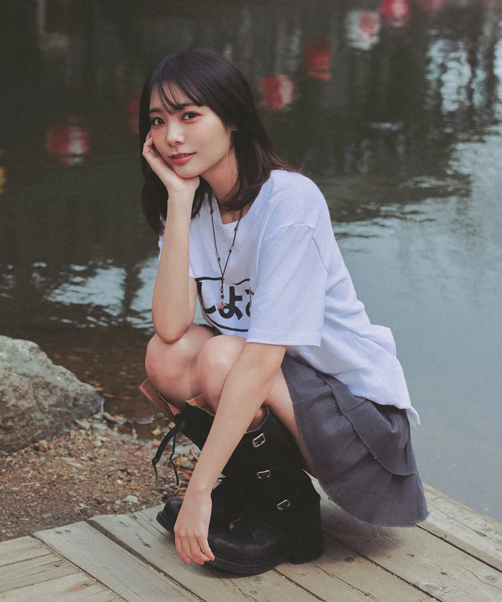 **QWER -Siyeon Logo T-shirt WHITE