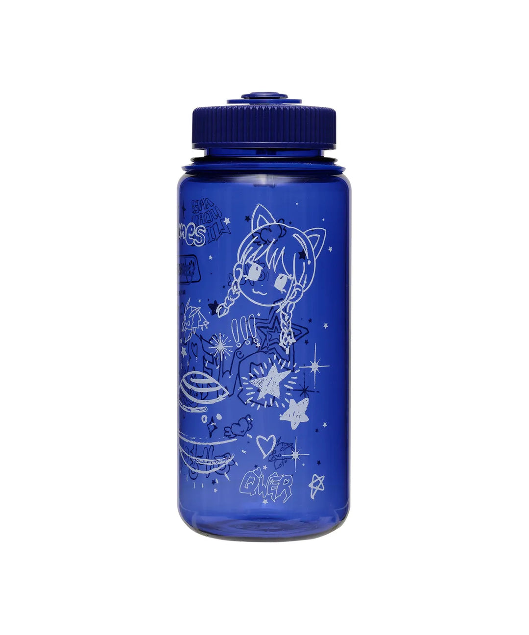 **QWER -Ames-Worldwide QWER HAND DRAWING COLOR BOTTLE BLUE