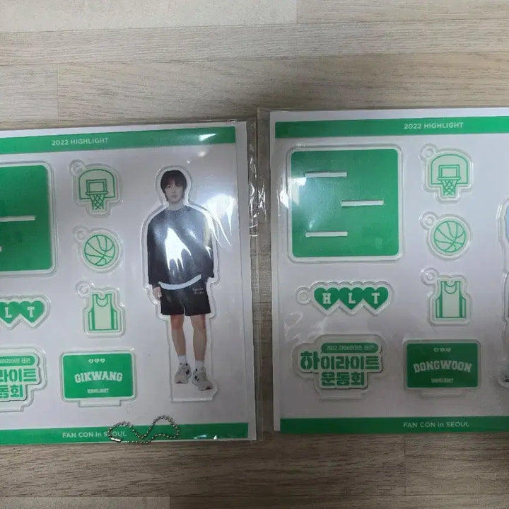 하이라이트 운동회 2022팬콘 아크릴키트 기광, 동운