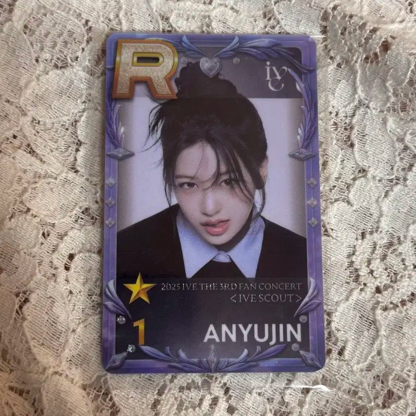 IVE ユジン super star starship トレカ リアルカード IVE An Yujin Official Super Star Starship Lenticular