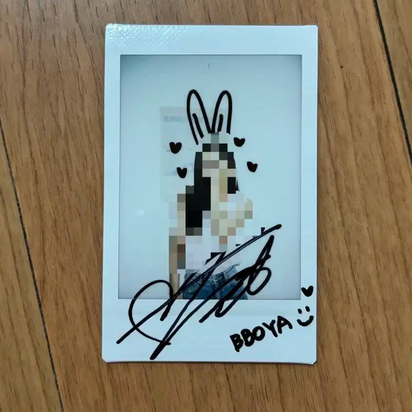 우주소녀 보나 김지연 wjsn bona 싸인 폴라로이드
