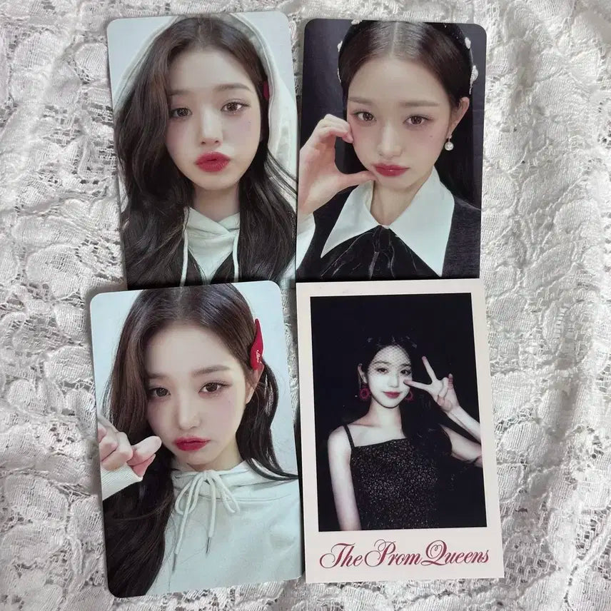 아이브 첫번째 팬콘 프롬퀸 디비디 블루레이 키트 장원영 포카 세트