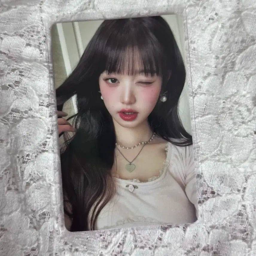 아이브 마인 kms 장원영 미공포 포토카드 포카