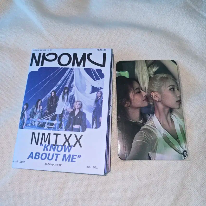 nmixx zine poster 엔믹스 포토카드