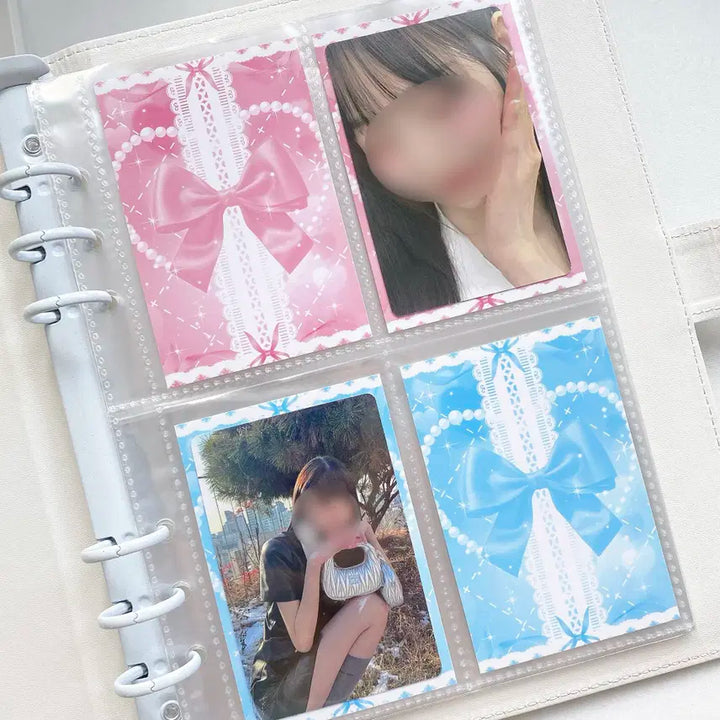 코튼레이스 바인더대지 핑크