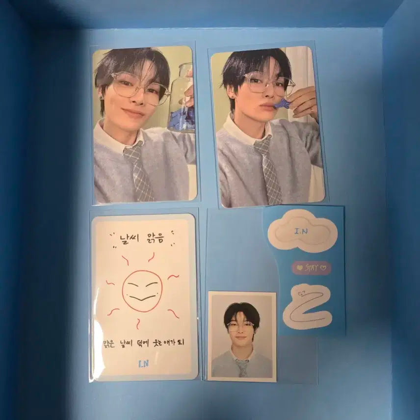 스키즈 스트레이키즈 스테이 5기 아이엔 포토카드 스티커 증사