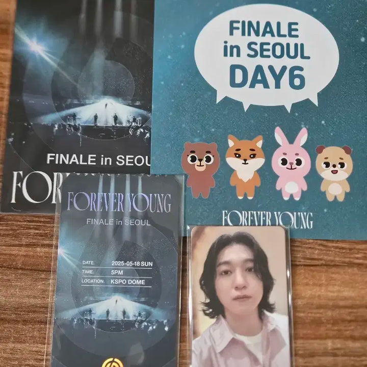 데이식스 콘서트 포에버영 막콘 막막콘 입장키트 입장기프트 입장 포카