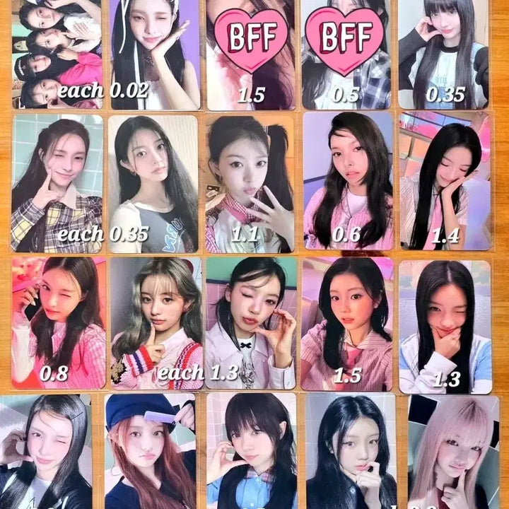 아일릿 파스테 스춤 hmv 럭드 위버스 윤아 민주 모카 원희 이로하 포카