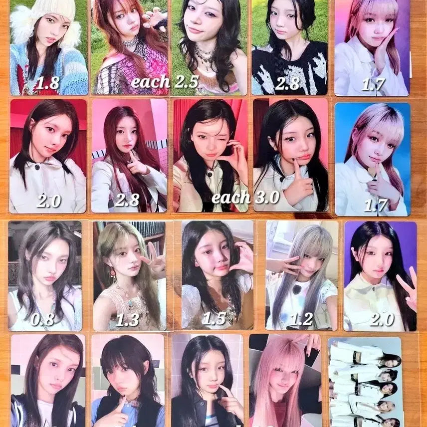 아일릿 파스테 스춤 hmv 럭드 위버스 윤아 민주 모카 원희 이로하 포카