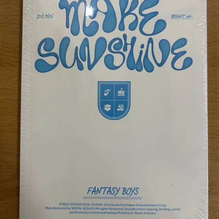 판타지보이즈 미니3집 MAKE SUNSHINE 브라이트버전