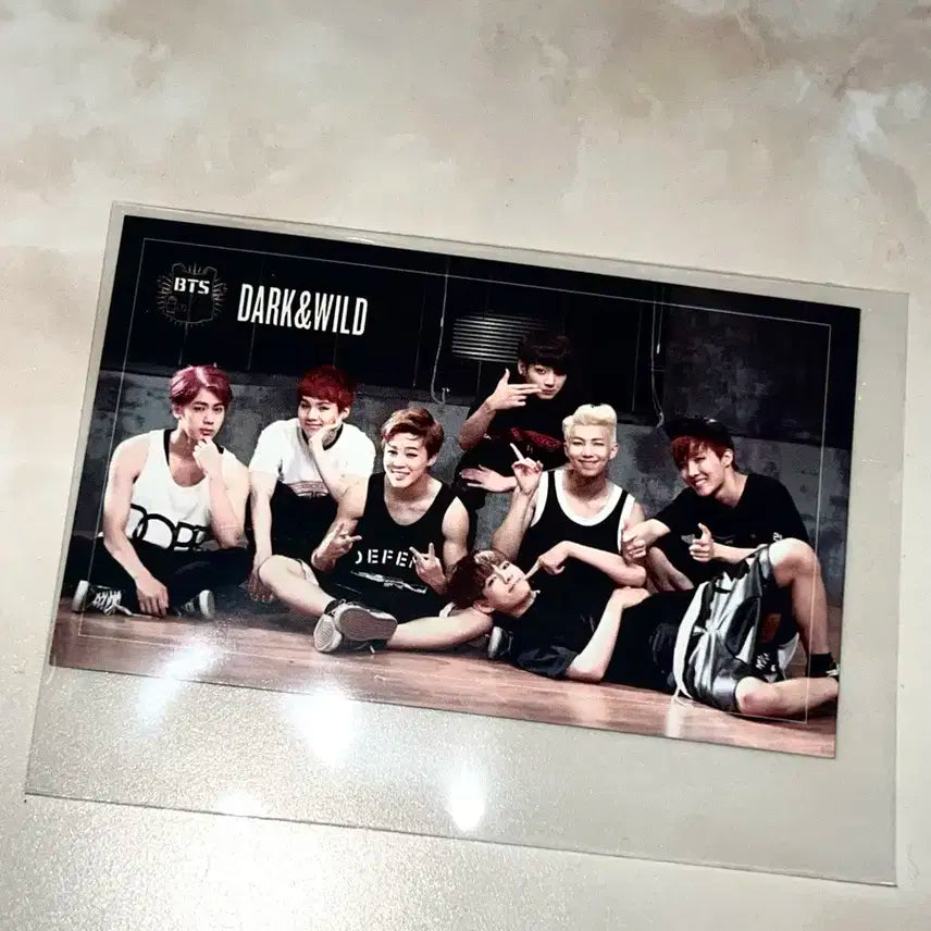 방탄 다크앤와일드 포카 BTS 포토카드 단체