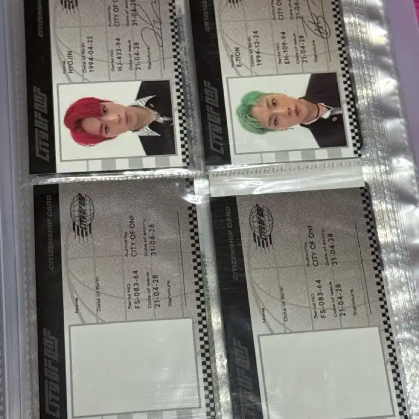 온앤오프 앨범 포카 포스터 일괄