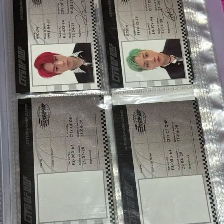 온앤오프 앨범 포카 포스터 일괄